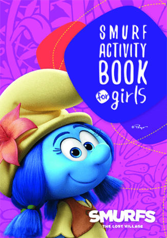 activity book for girls السنافر activity book for girls السنافر