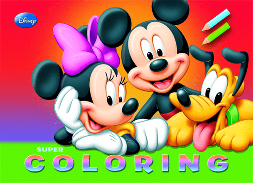 Super Coloring Mickey Super Coloring Mickey