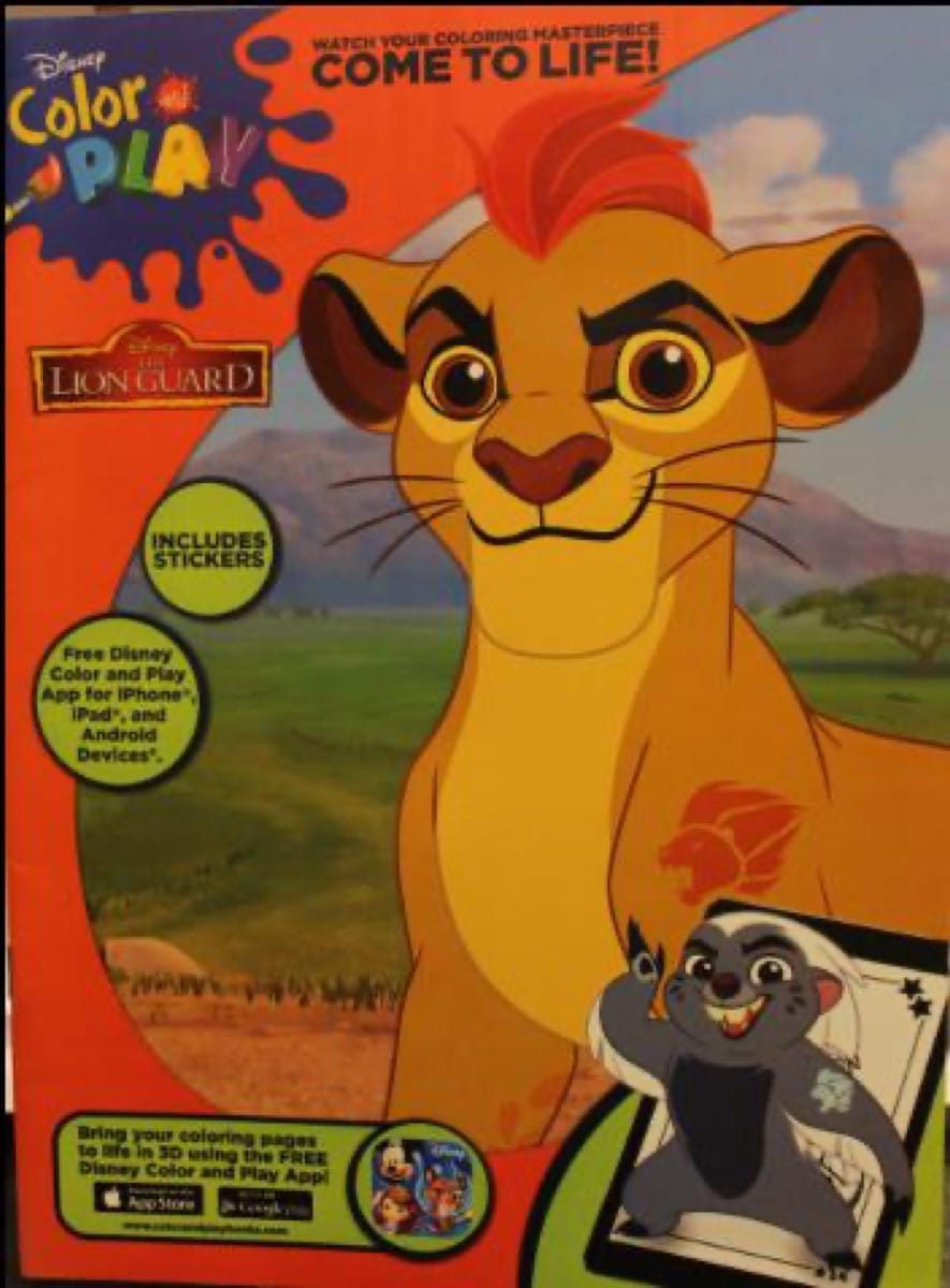 Color and play-the lion guard