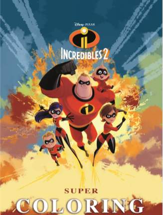 Incredibles2 Super coloring