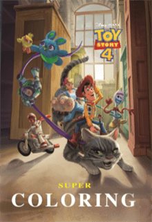 Super coloring toy story 4