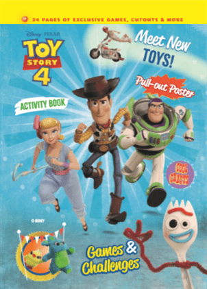 Toy story 4 activity book
