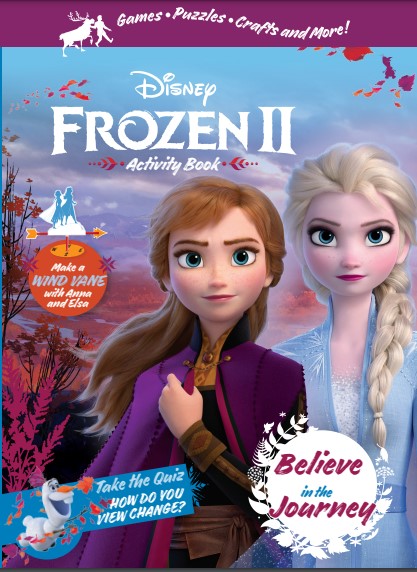 frozen 2 activity book