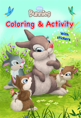 Bunnies Coloring and Activty Bunnies Coloring and Activty